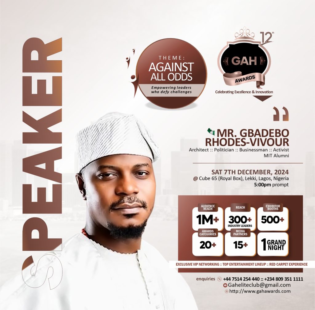 SPEAKER MR GBADEBO
